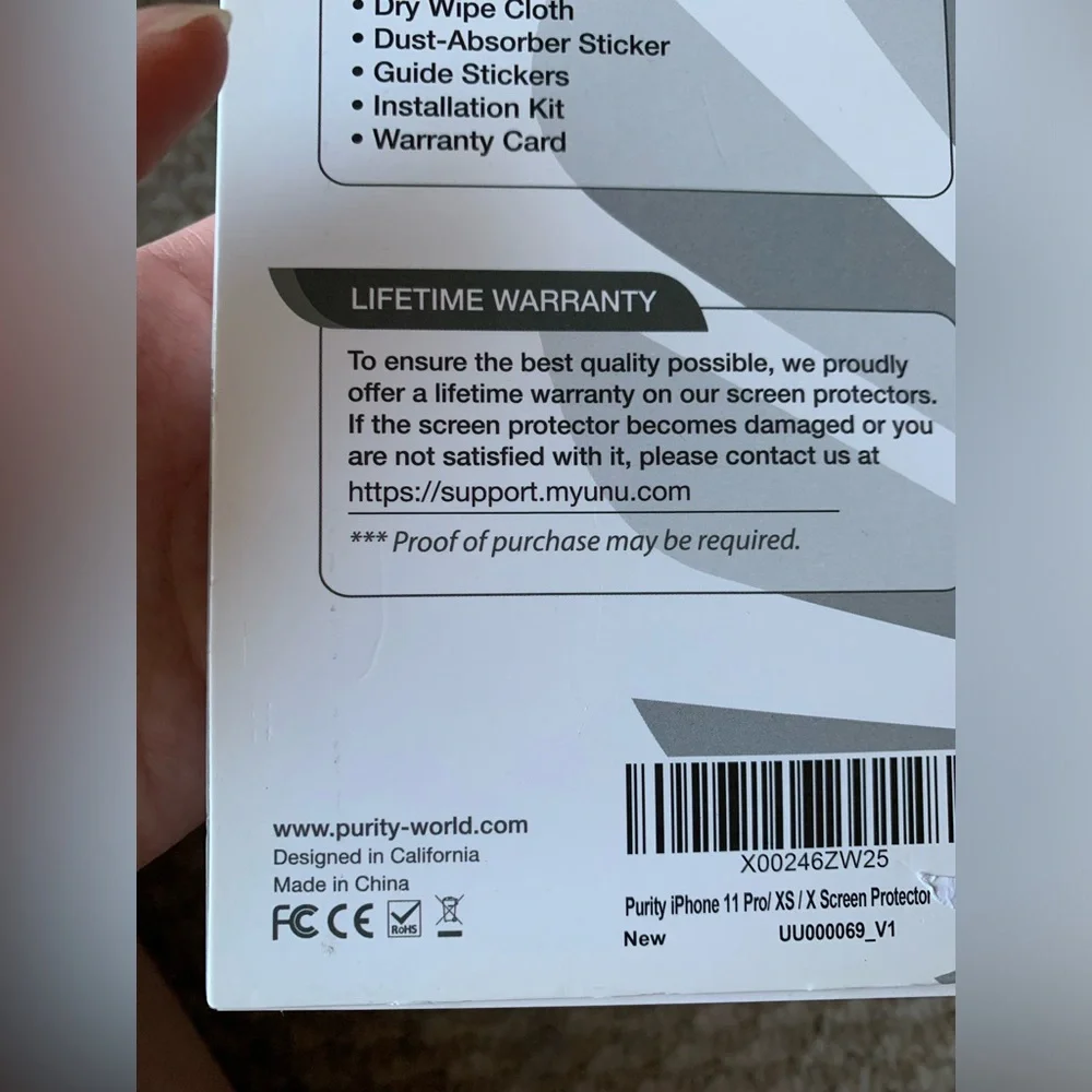 New IPhone 11 Pro, XS & S Glass Screen protector